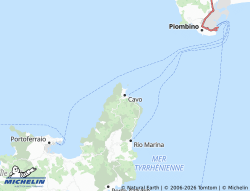 Mappa MICHELIN Cavo - ViaMichelin