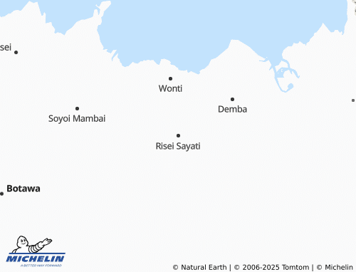 MICHELIN Risei Sayati map - ViaMichelin