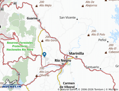 Mapa MICHELIN La Mosca - ViaMichelin