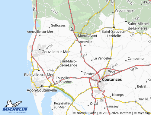 MICHELIN Brainville map - ViaMichelin