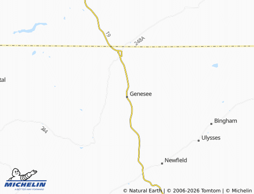 Mappa MICHELIN Genesee - ViaMichelin