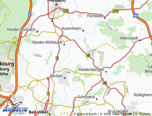 MICHELIN Burg-Gräfenrode map - ViaMichelin