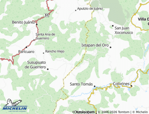 MICHELIN Dolores map - ViaMichelin