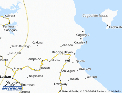 MICHELIN Abo-Abo map - ViaMichelin