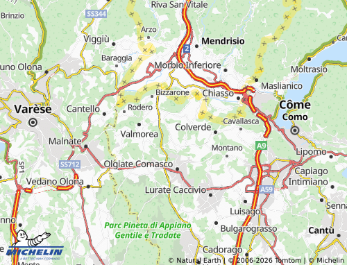 MICHELIN-Landkarte Faloppio - ViaMichelin