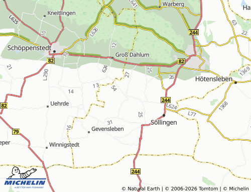 MICHELIN Ingeleben map - ViaMichelin