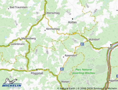 MICHELIN Pölla map - ViaMichelin