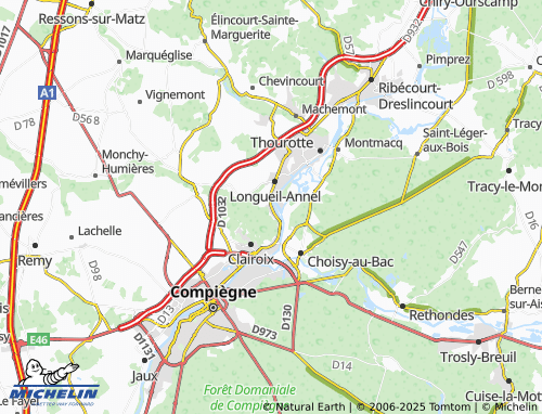 MICHELIN Janville map - ViaMichelin