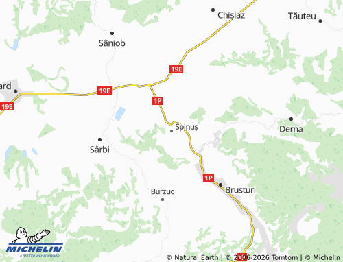 Mappa MICHELIN Spinuș - ViaMichelin
