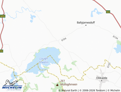 MICHELIN Killyfassy map - ViaMichelin