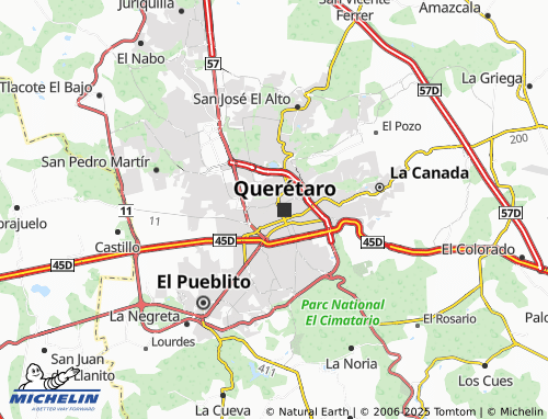 MICHELIN Vicente Guerrero map - ViaMichelin
