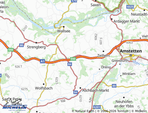 MICHELIN Oed map - ViaMichelin