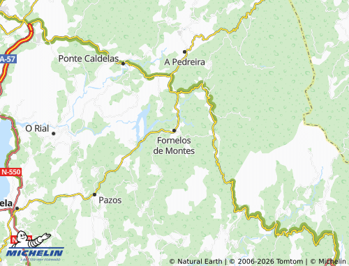 MICHELIN A Igrexa map - ViaMichelin