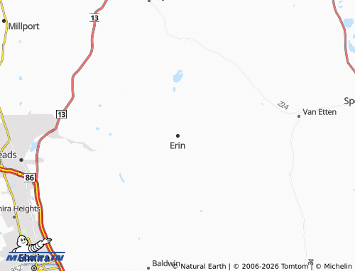 Mapa MICHELIN Erin - ViaMichelin