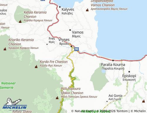 Mapa MICHELIN Filippos - ViaMichelin