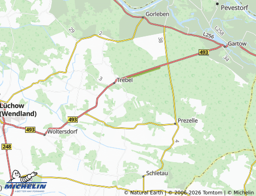 MICHELIN Nemitz map - ViaMichelin