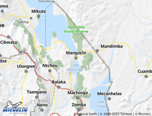 MICHELIN Mangochi map - ViaMichelin