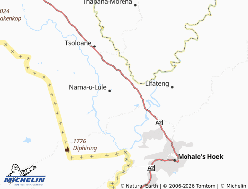 Mappa MICHELIN Letsatseng Ha Thekiso - ViaMichelin
