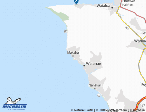 Kaart MICHELIN Makaha - ViaMichelin