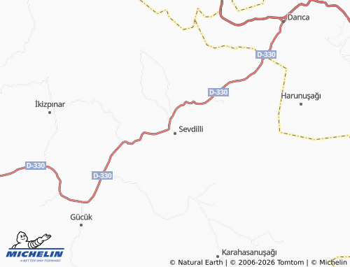 MICHELIN Sevdilli map - ViaMichelin