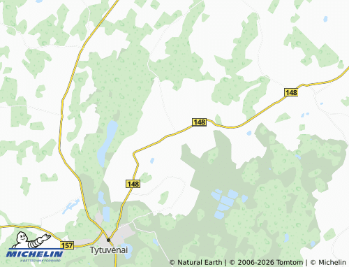 Mappa MICHELIN Šedbarai - ViaMichelin