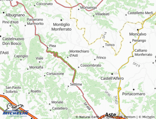 Kaart MICHELIN Villa San Secondo - ViaMichelin