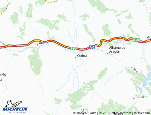 Mappa MICHELIN Cetina - ViaMichelin