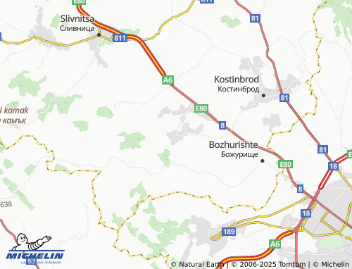 MICHELIN Herakovo map - ViaMichelin