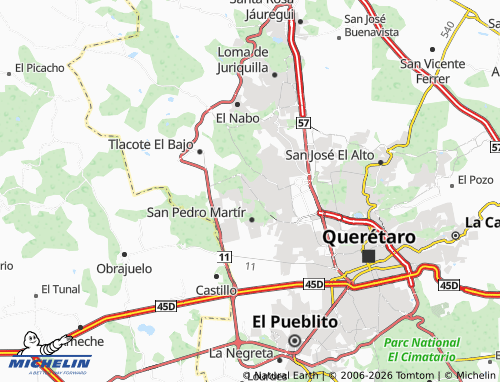 Mapa MICHELIN Sierra Colorada - ViaMichelin