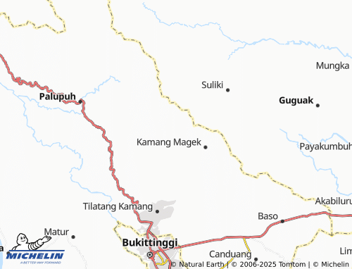 MICHELIN Kamang Mudiak map - ViaMichelin