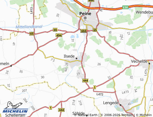 MICHELIN Ilsede map - ViaMichelin