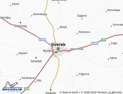 MICHELIN Esmer Çayı map - ViaMichelin