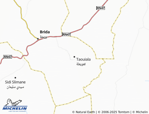 MICHELIN Ta'awi'ilah map - ViaMichelin