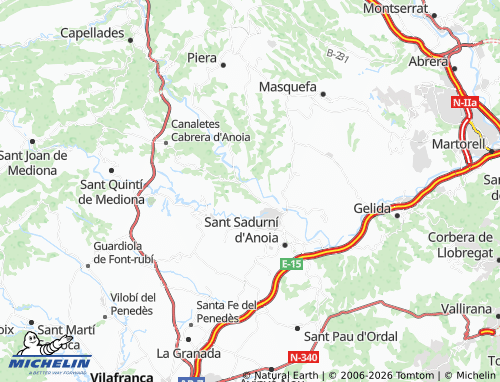 Carte MICHELIN La Fortesa - ViaMichelin