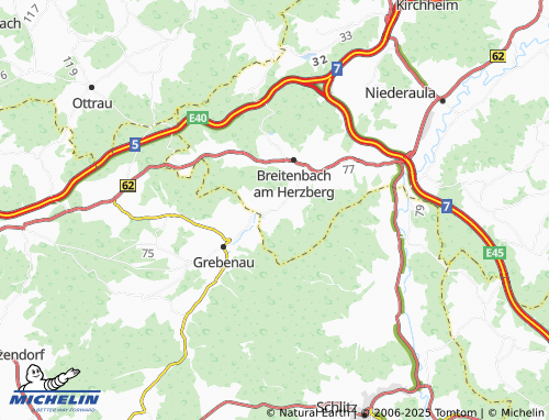 Mapa MICHELIN Hatterode - ViaMichelin
