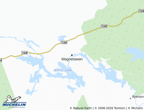 MICHELIN Magnetawan map - ViaMichelin