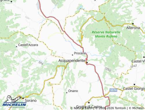MICHELIN-Landkarte Proceno - ViaMichelin