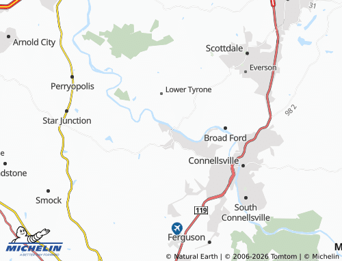 Mappa MICHELIN Dickerson Run - ViaMichelin