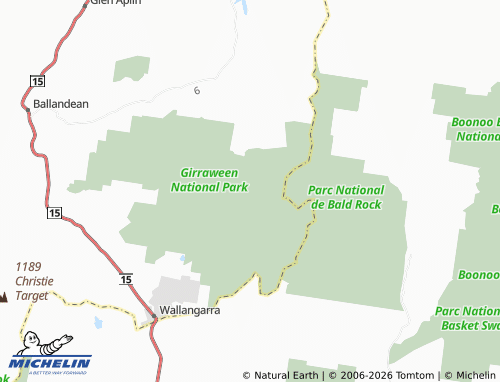 Mapa MICHELIN Girraween - ViaMichelin