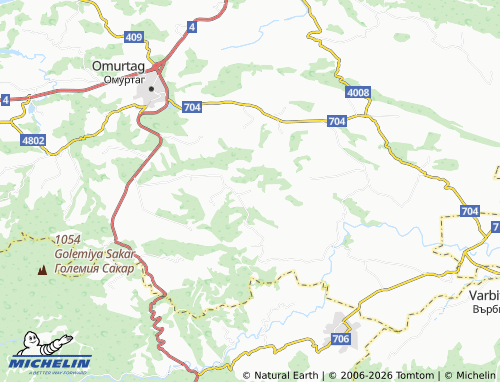 MICHELIN Visok map - ViaMichelin