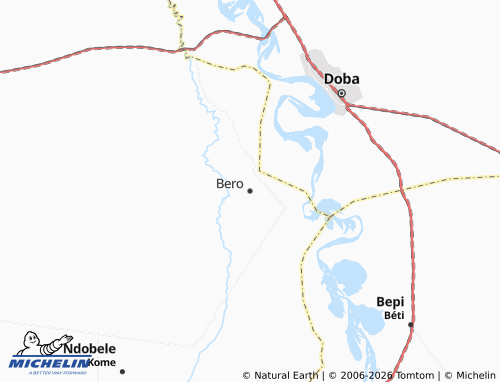 MICHELIN Bero map - ViaMichelin