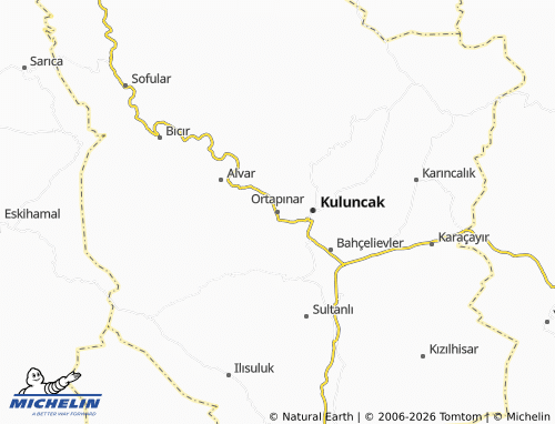 MICHELIN Ortapınar map - ViaMichelin