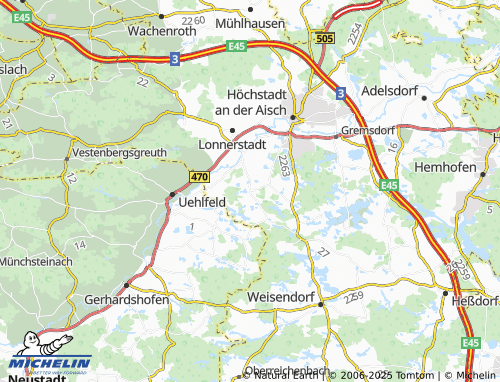 MICHELIN-Landkarte Schwarzenbach - ViaMichelin
