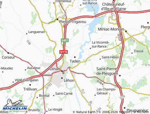 Mapa MICHELIN Taden - ViaMichelin