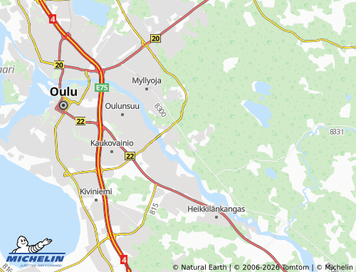 Carte MICHELIN Kumpulankangas - ViaMichelin