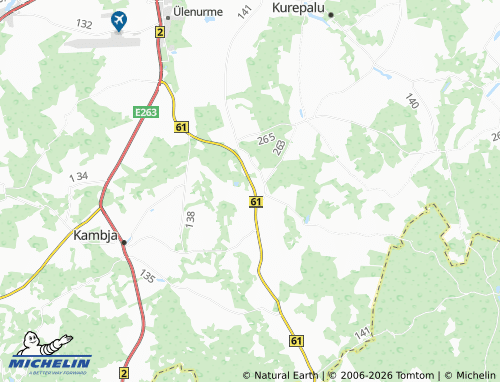 Mapa MICHELIN Vana-Kuuste - ViaMichelin