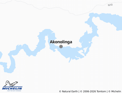MICHELIN Akonolinga map - ViaMichelin