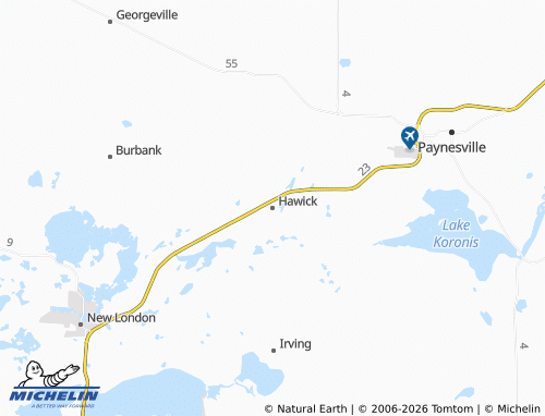 Kaart MICHELIN Hawick - ViaMichelin