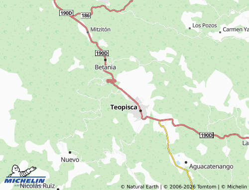 Mapa MICHELIN Nuevo Bethel - ViaMichelin