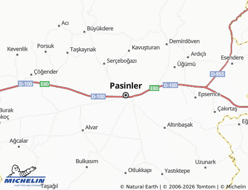 MICHELIN Kurtuluş map - ViaMichelin
